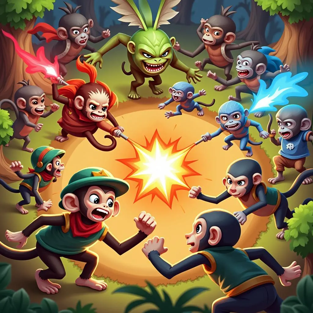 Battle Monkeys Mod APK Gameplay