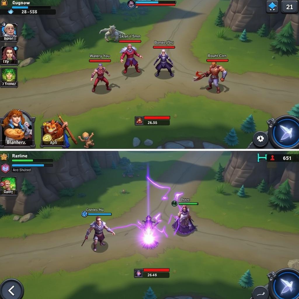 Battle of Legends Mod Apk Gameplay Screenshot