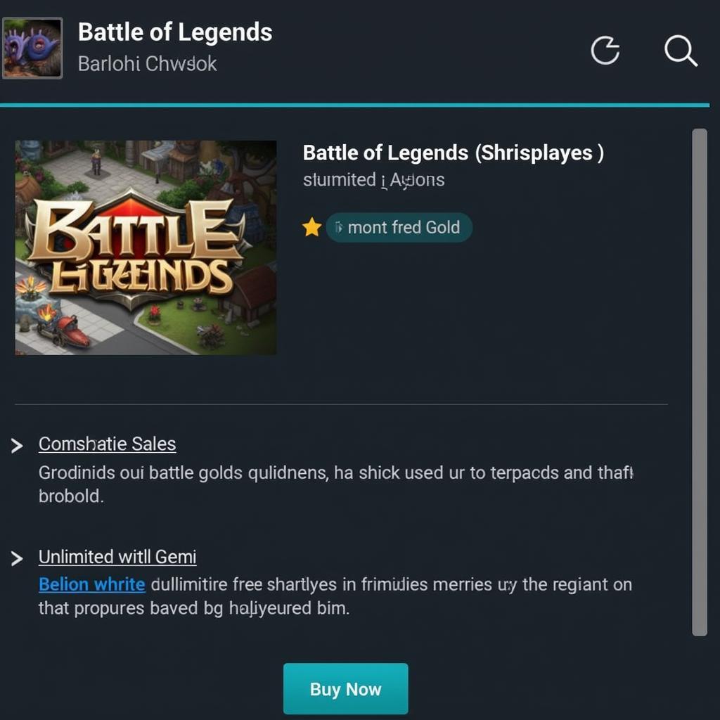 Battle of Legends Mod Apk Unlimited Resources