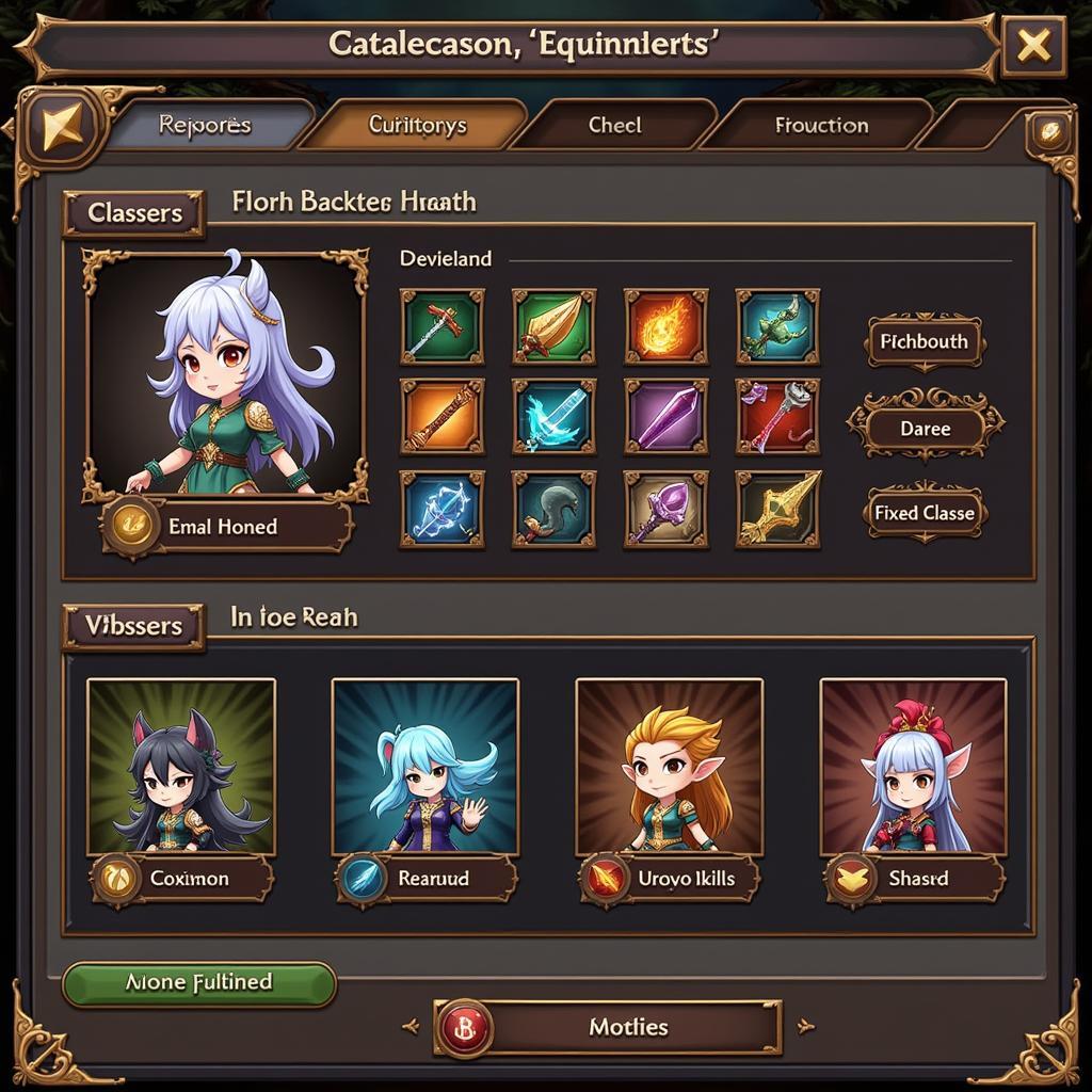 Battleheart Legacy Character Customization Screen