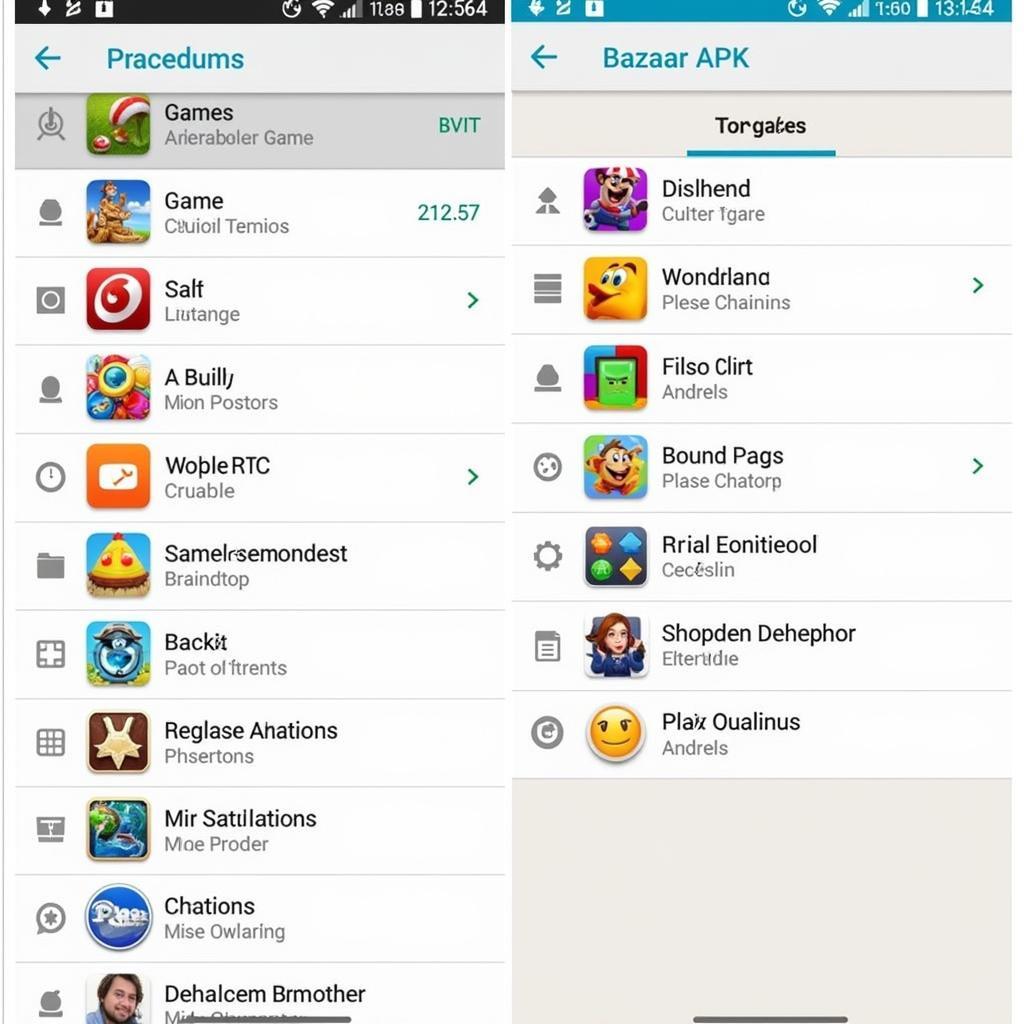 Bazaar APK App Categories