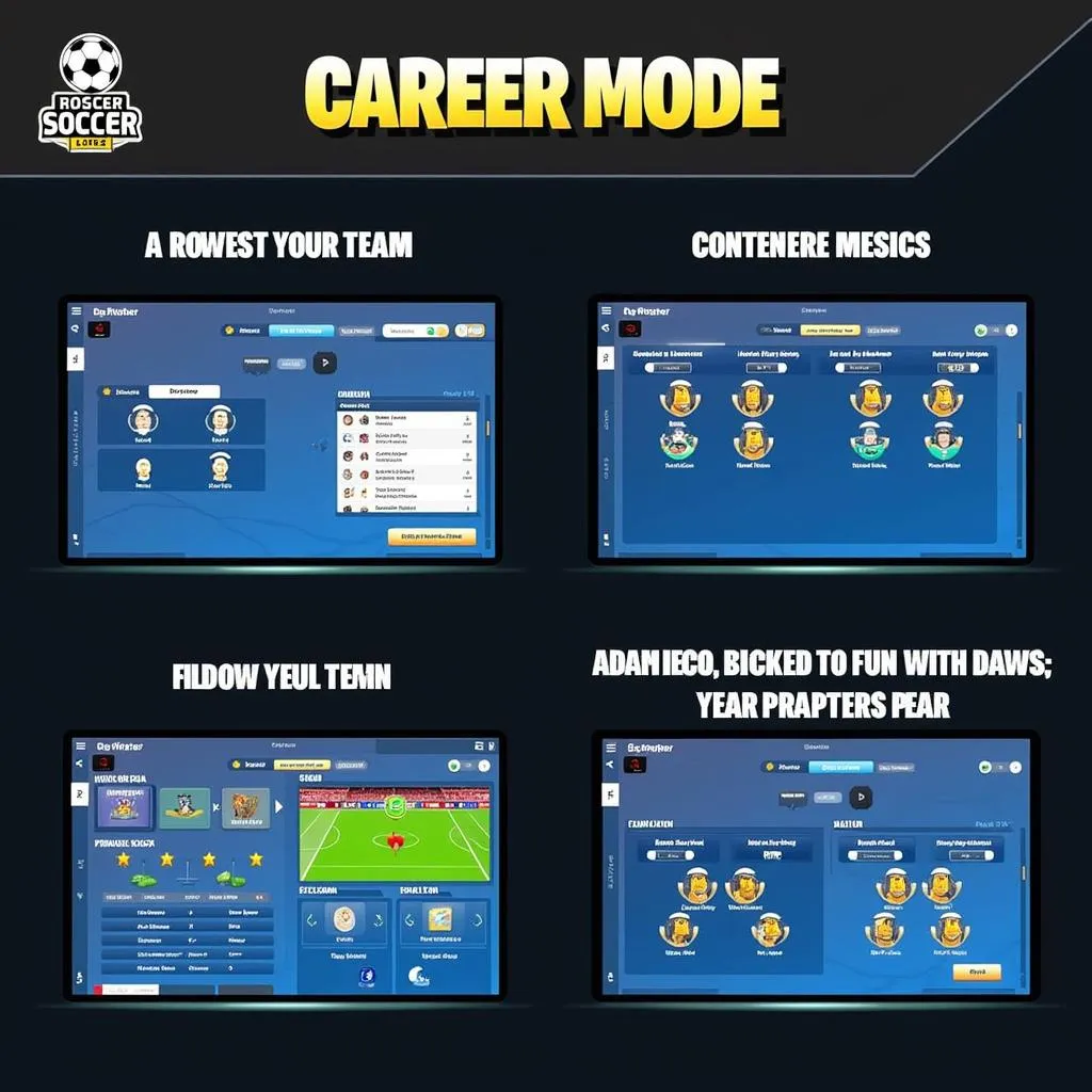 Be Soccer APK Career Mode