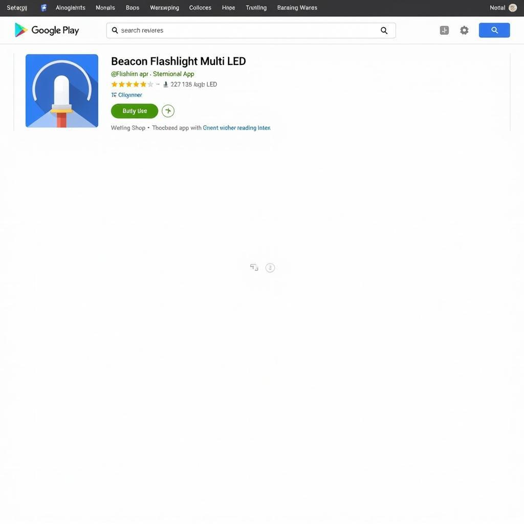 Beacon Flashlight Google Play Listing