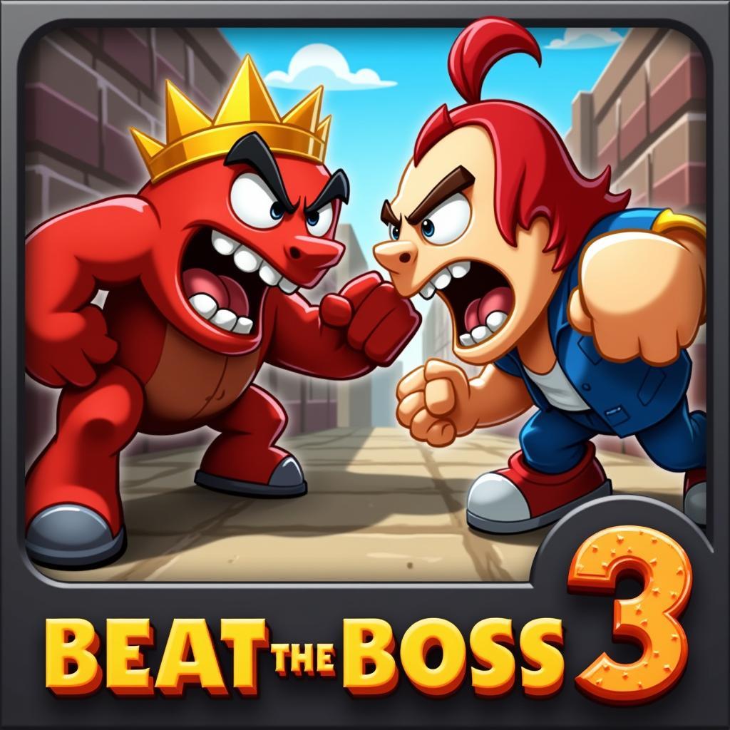 Intense Boss Battle in Beat the Boss 3 Mod Apk