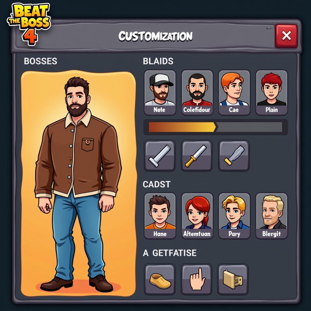 Beat the Boss 4 Mod APK Revdl Boss Customization