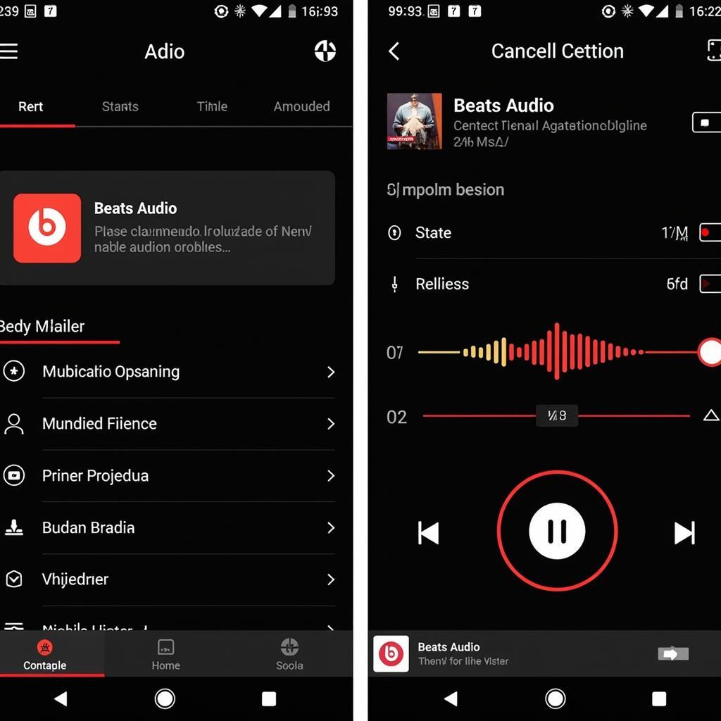 Beats Audio APK Interface