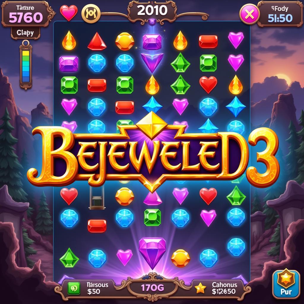 Bejeweled 3 Gameplay Screenshot