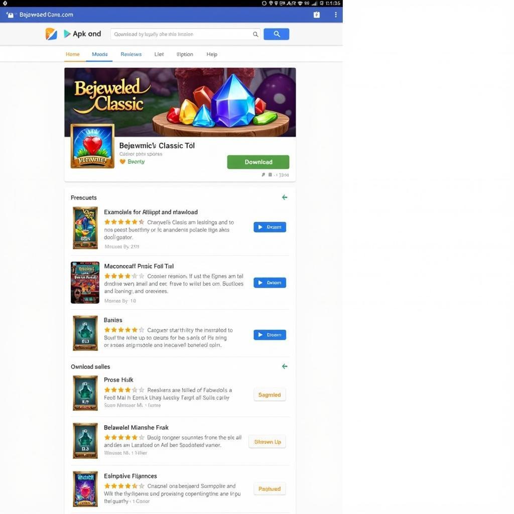 Bejeweled Classic APK Download Page