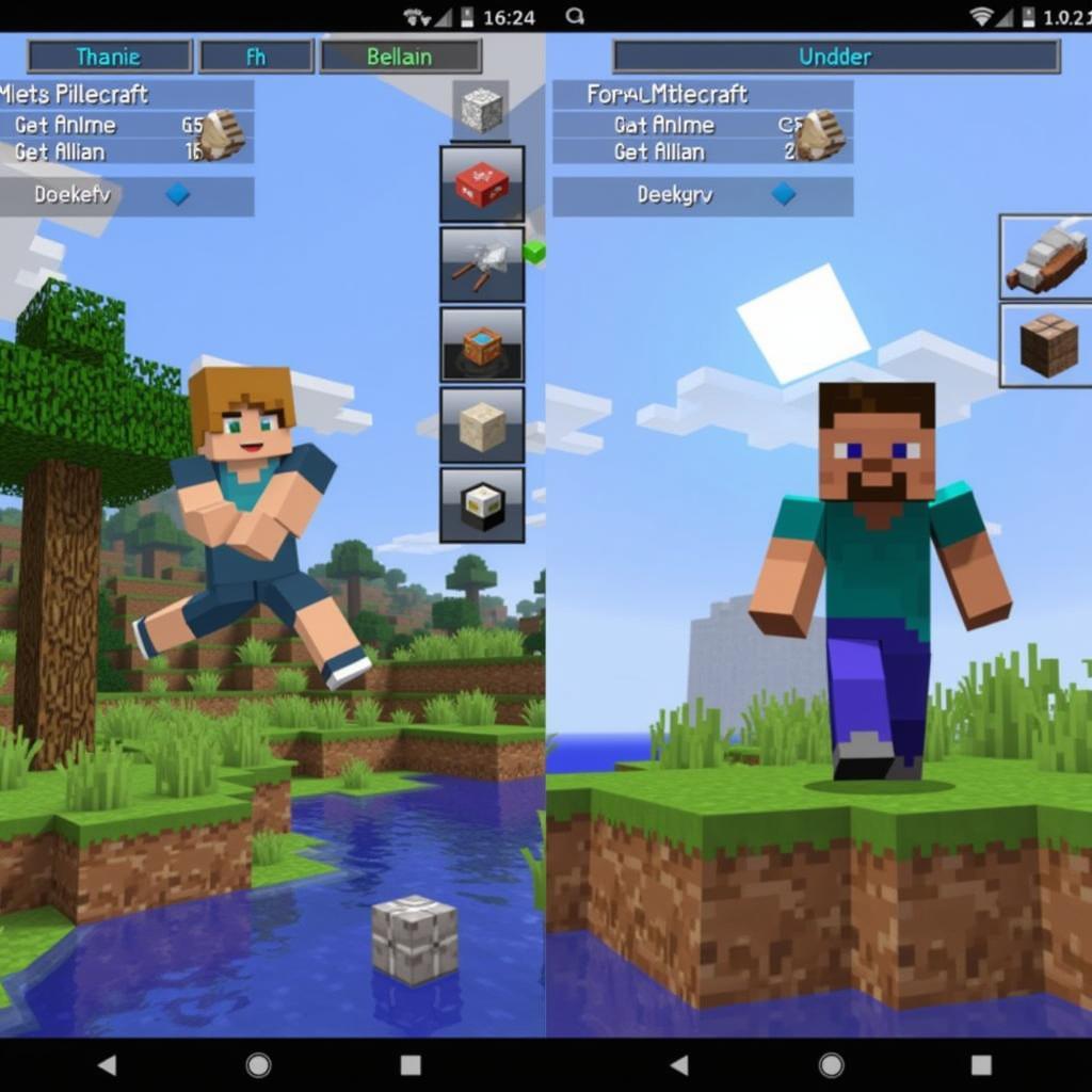 Gameplay screenshot of Belain MCPE V2 1.0.2 Alpha APK