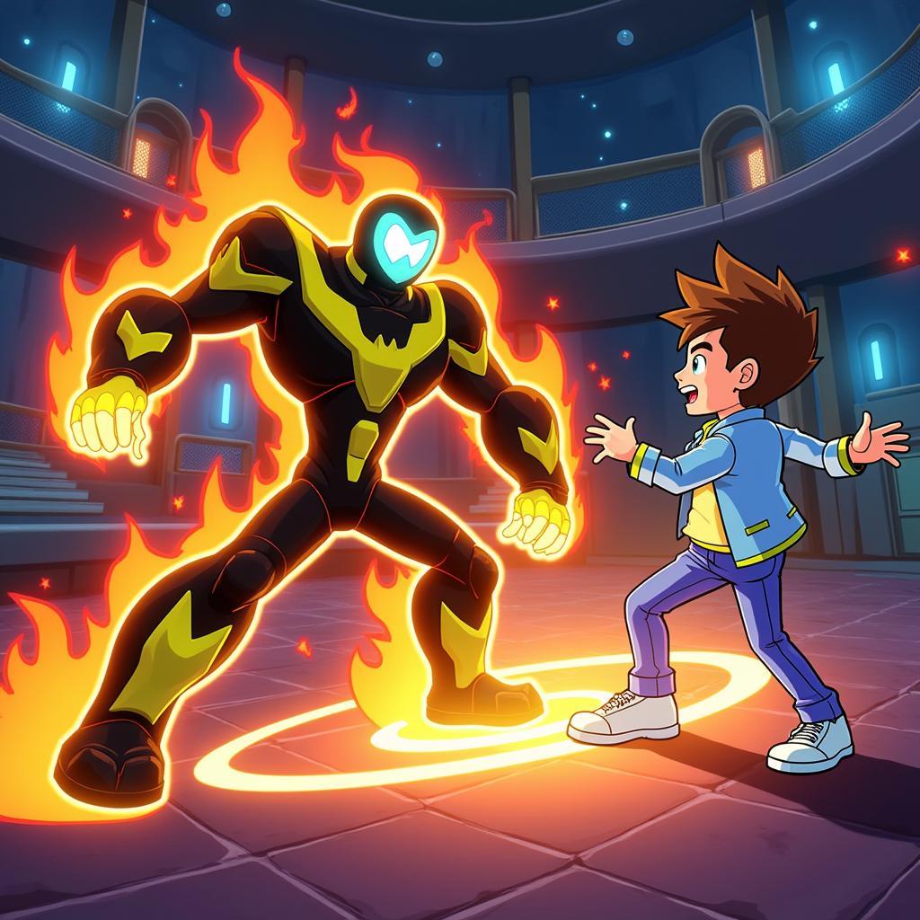 Ben 10 Galactic Champions Gameplay Screenshot