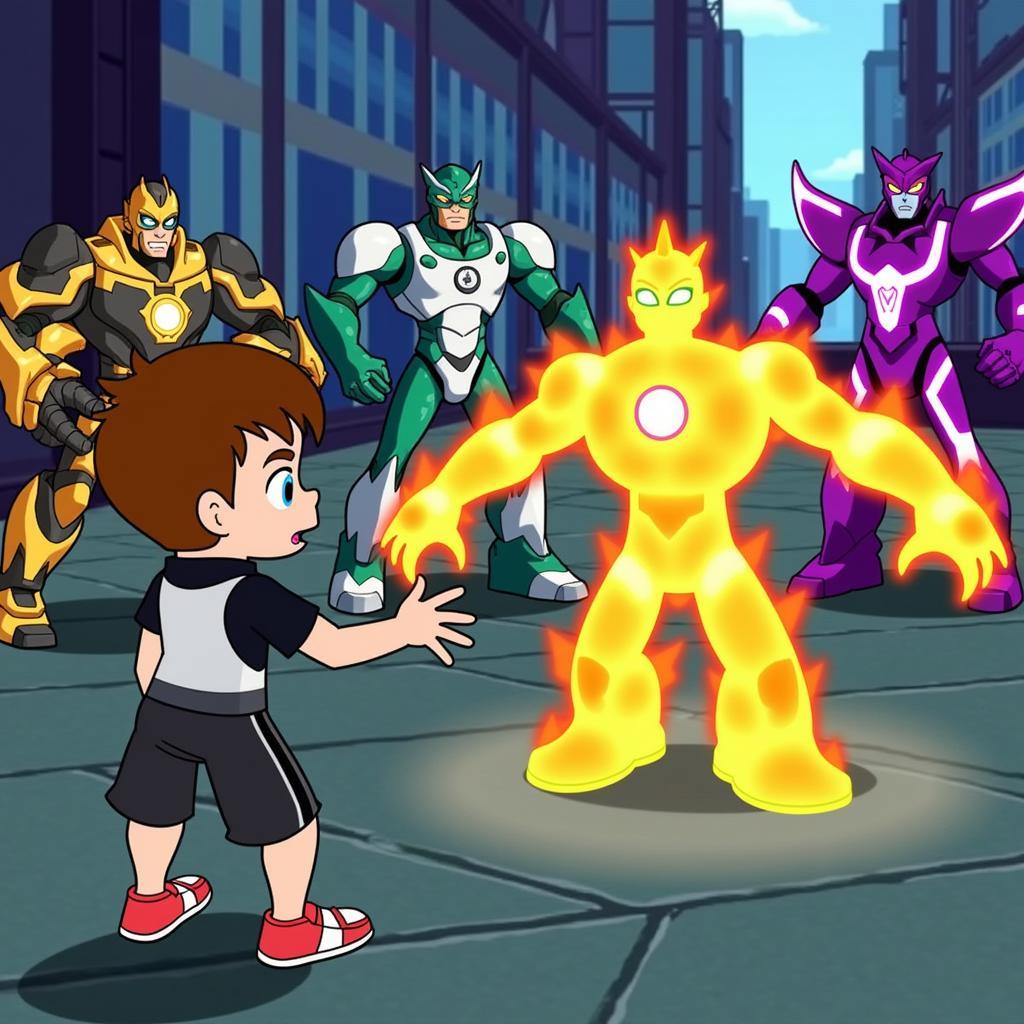 Ben 10: Up to Speed Gameplay Screenshot