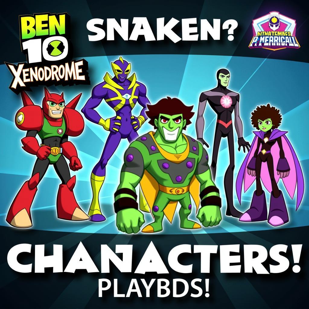 Ben 10 Xenodrome Character Selection