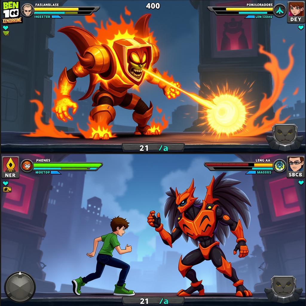 Ben 10 Xenodrome Gameplay Screenshot