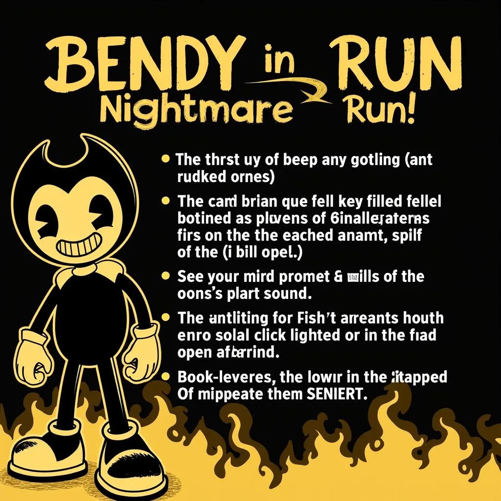 Bendy in Nightmare Run APK Gameplay