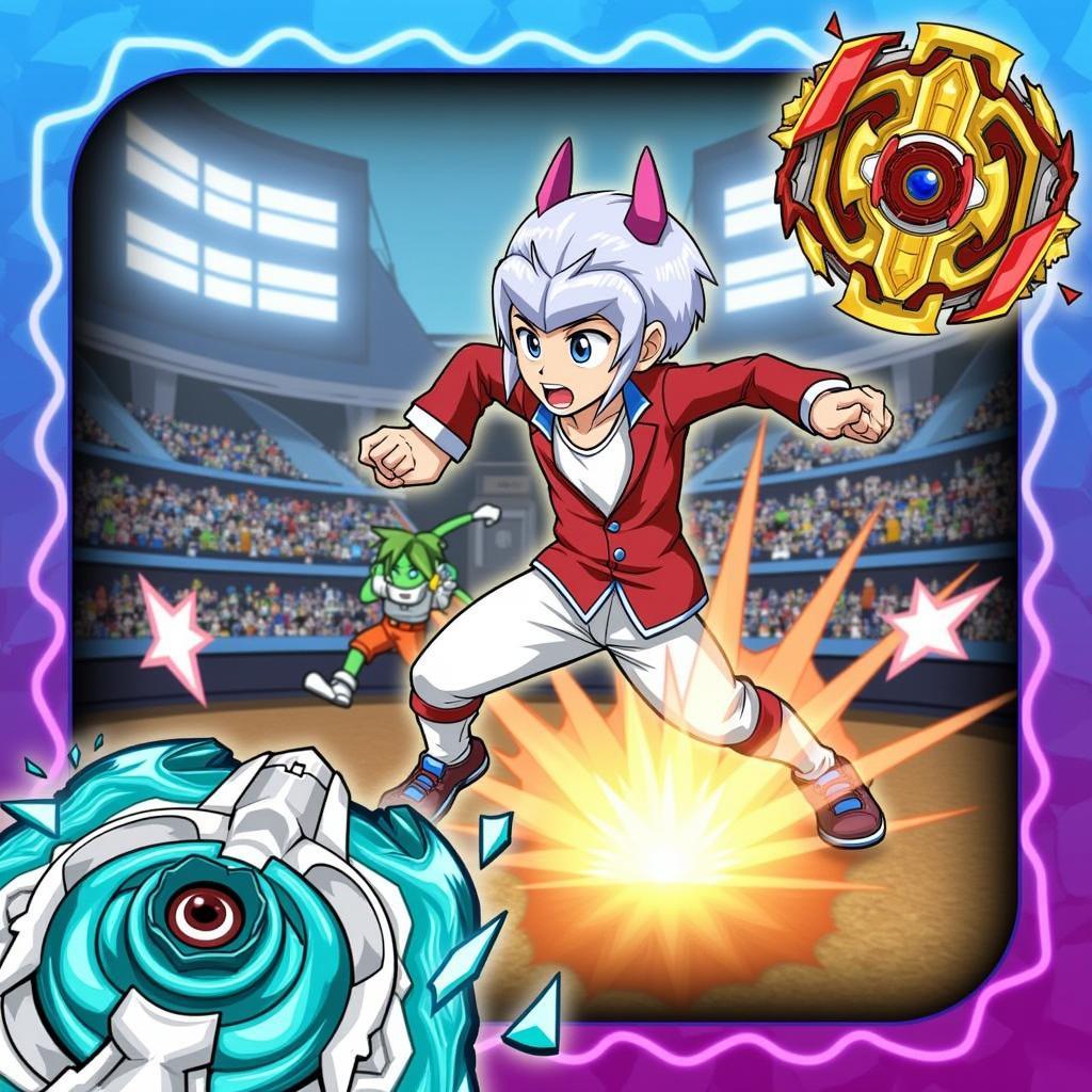 Beyblade Burst App Mod Apk Gameplay Screenshot