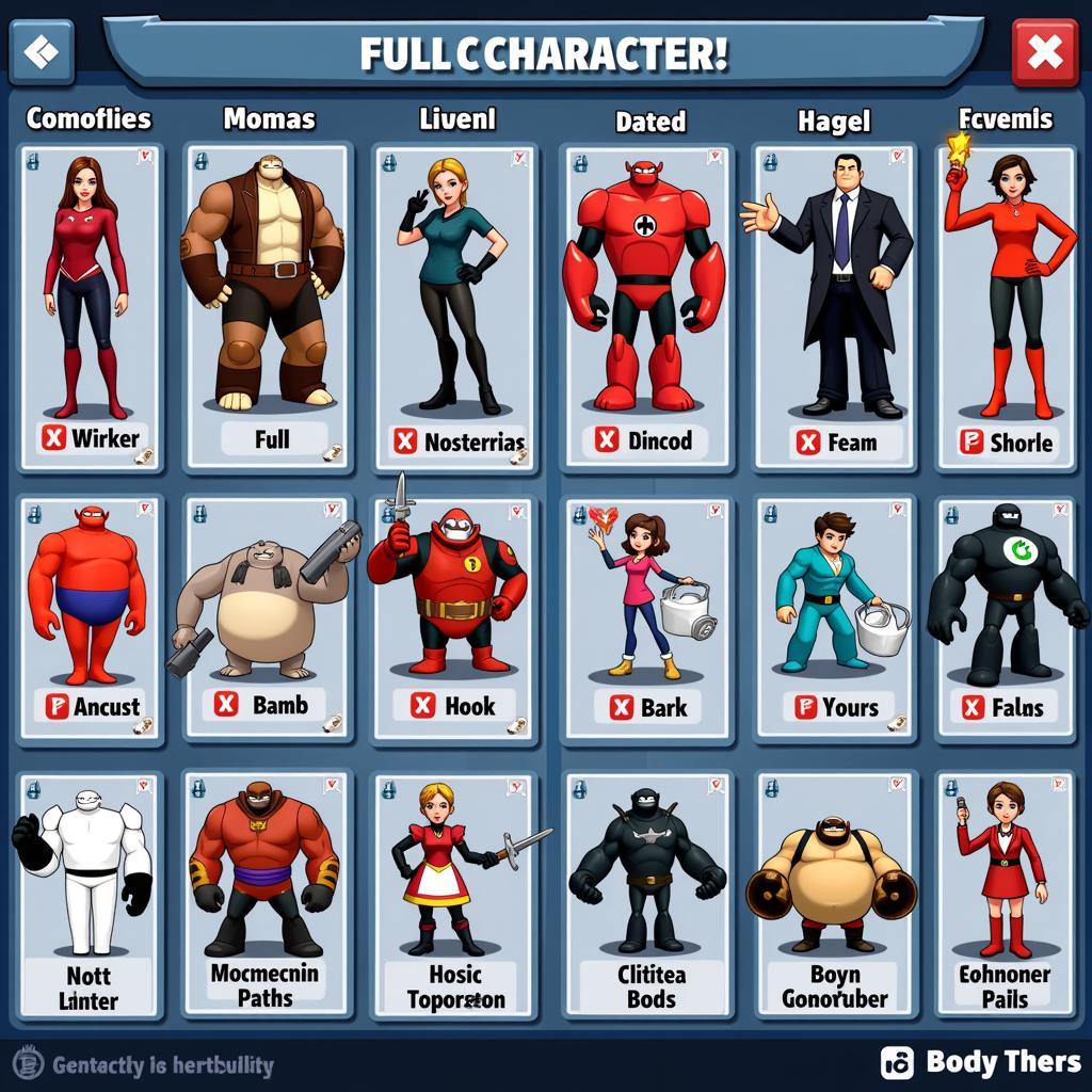 Big Hero 6 Mod APK Character Roster