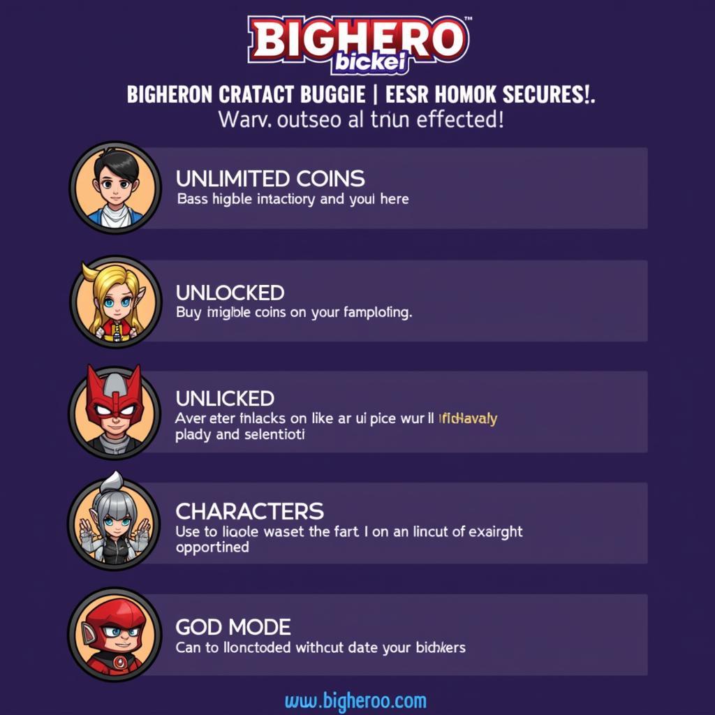 Features of bighero.io hack APK