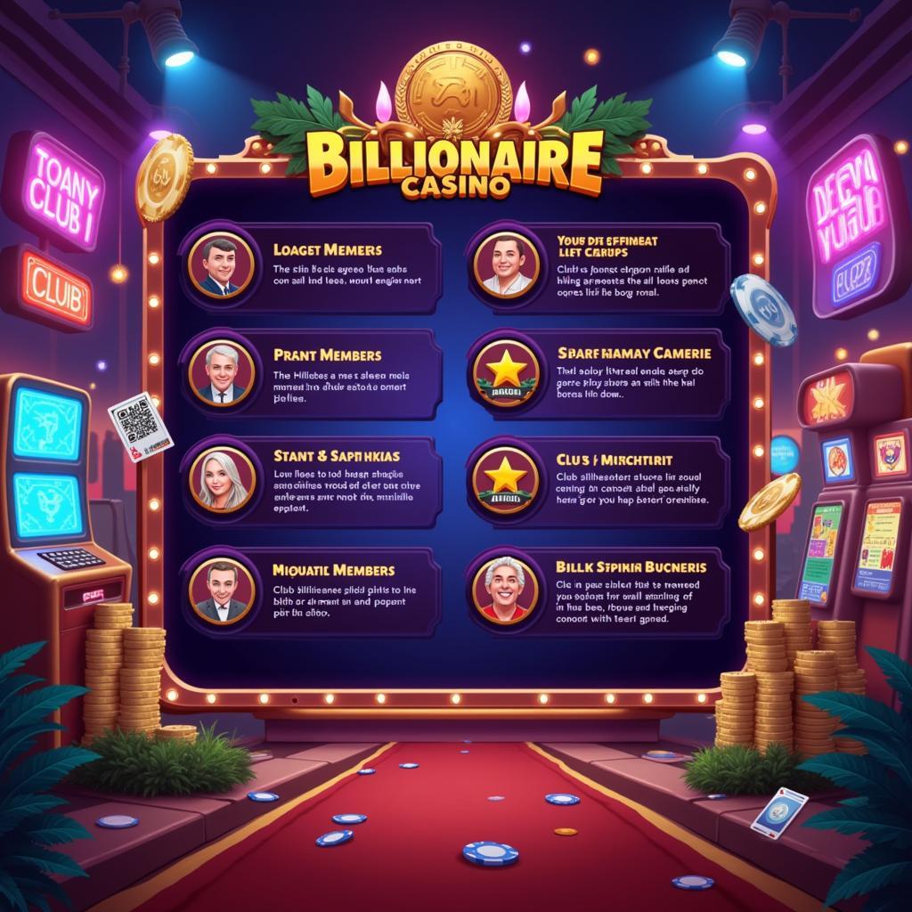 Billionaire Casino APK Club Lobby