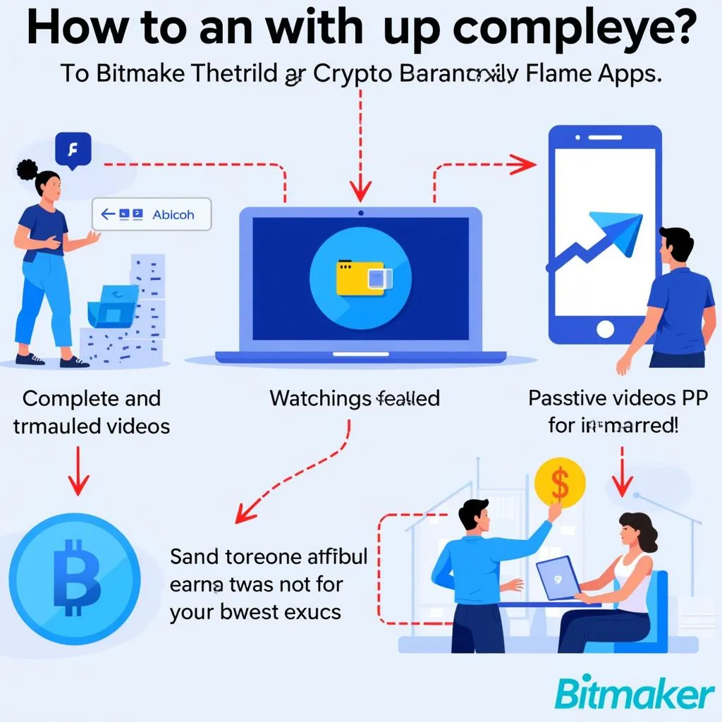 Bitmaker crypto earning concept