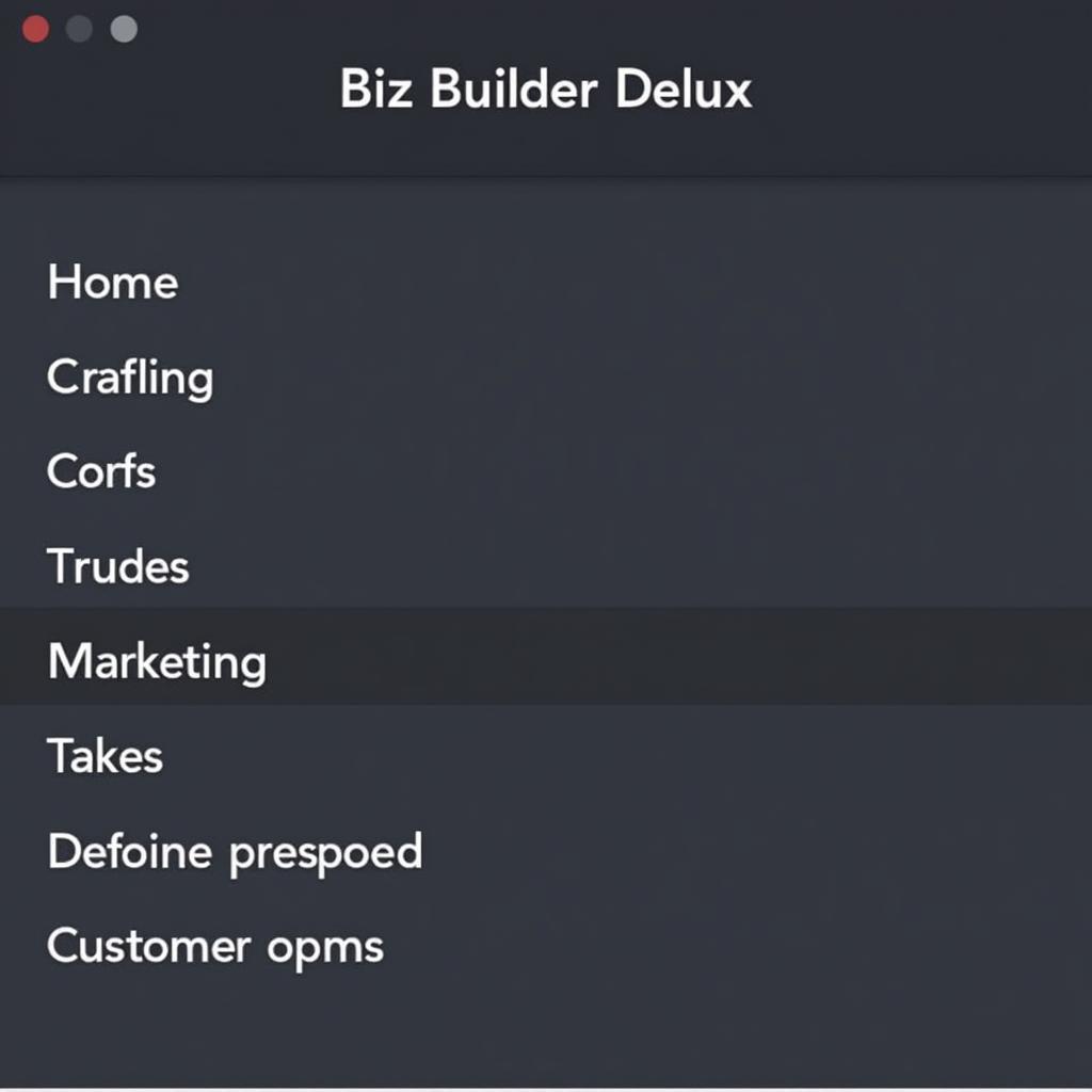 Biz Builder Delux Apk Business Management Interface