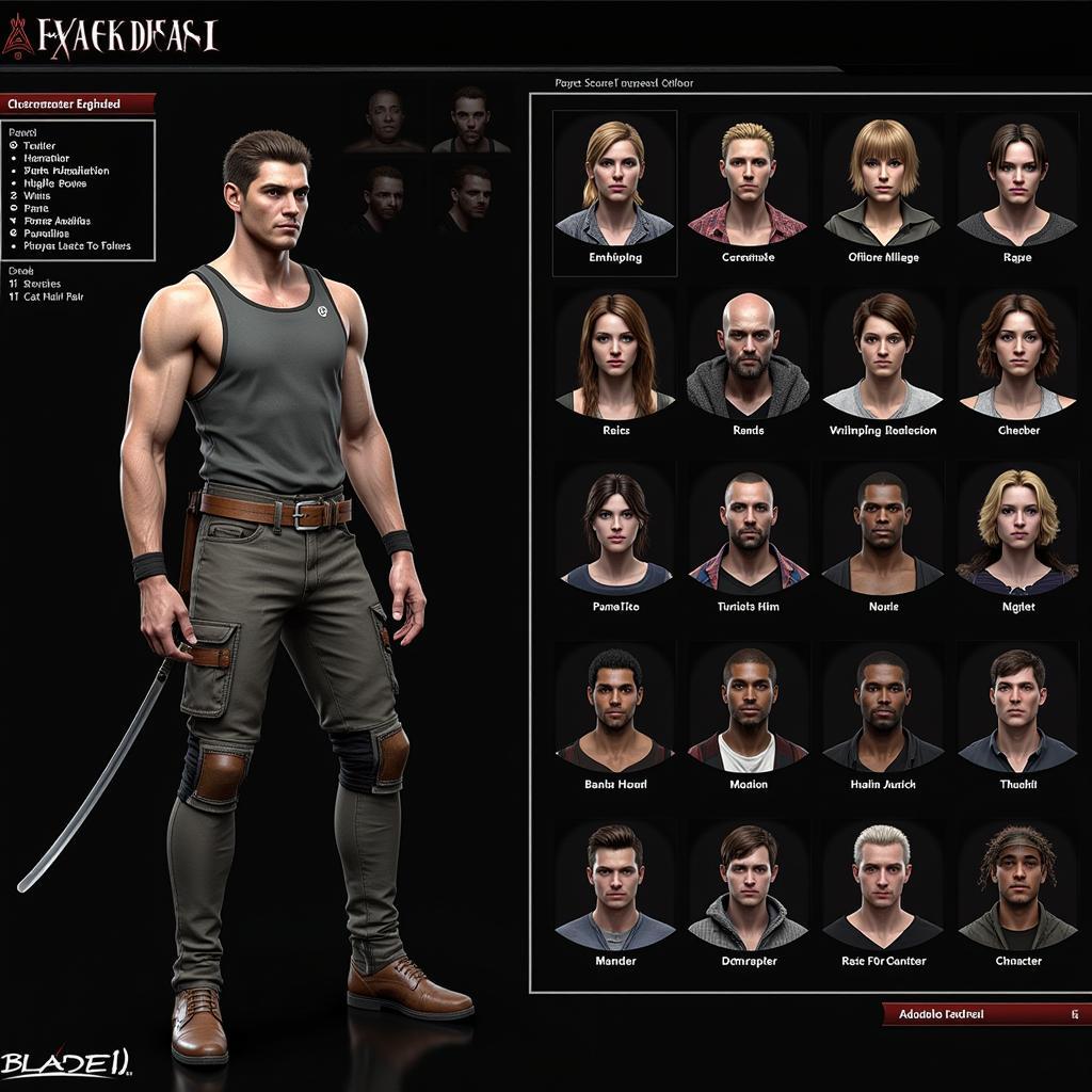 Blade 2 Character Customization