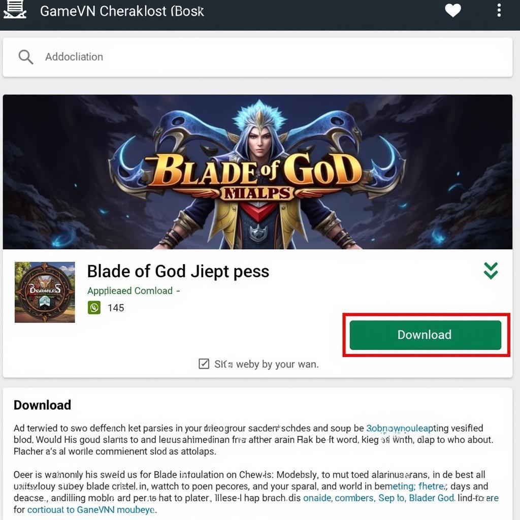 Download Blade of God Mod Apk