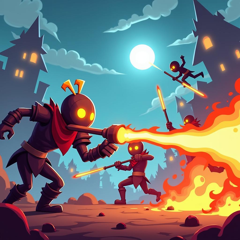 Blaze of Sticke Mod APK Gameplay Screenshot