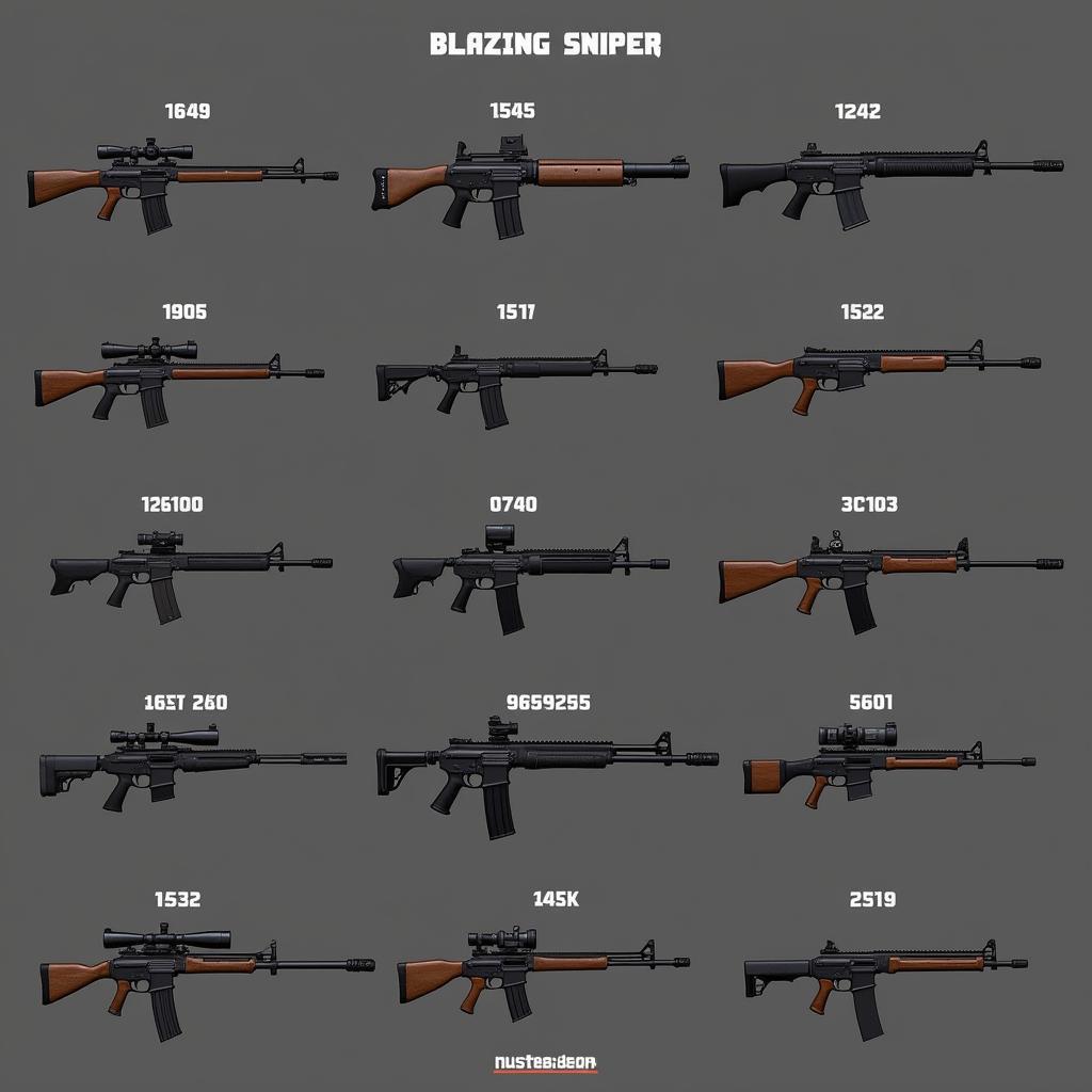 Blazing Sniper Weapons