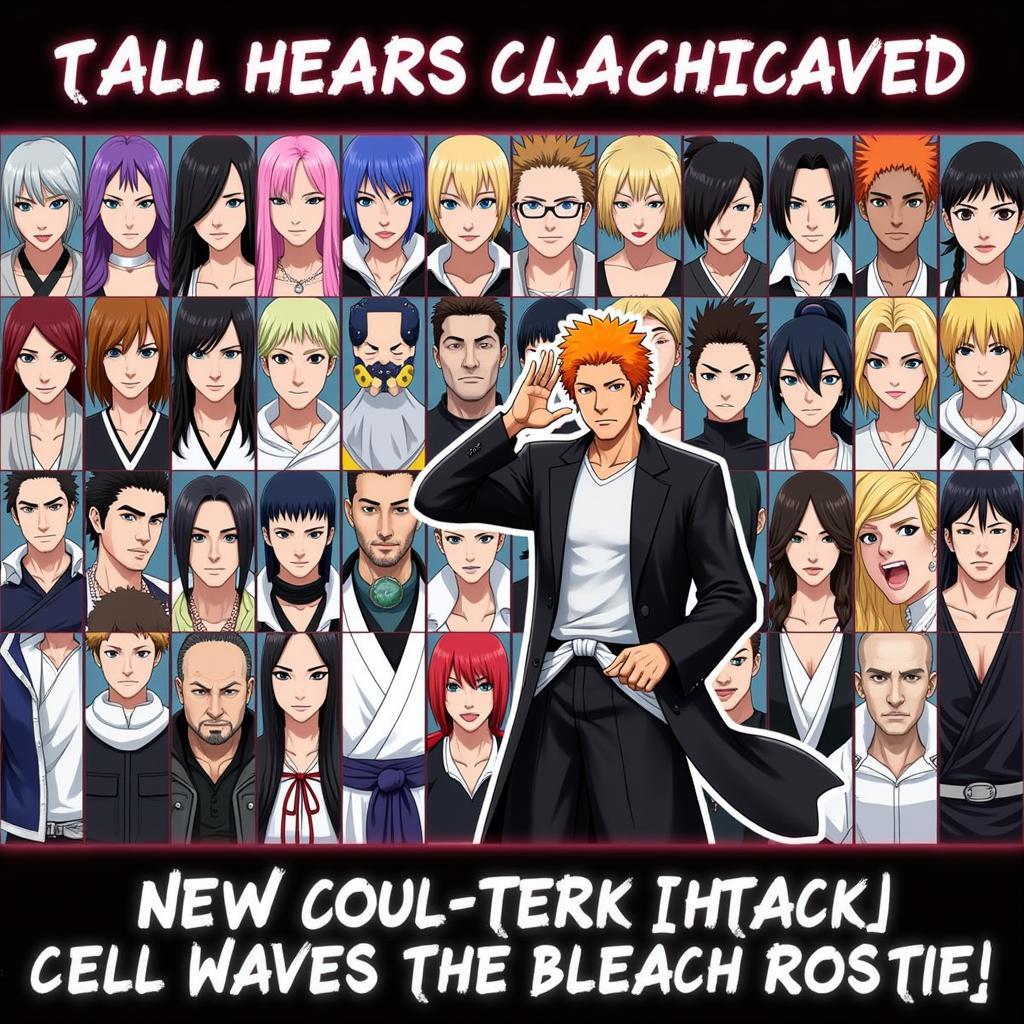 Bleach Mobile 3D Mod Apk Character Selection Screen