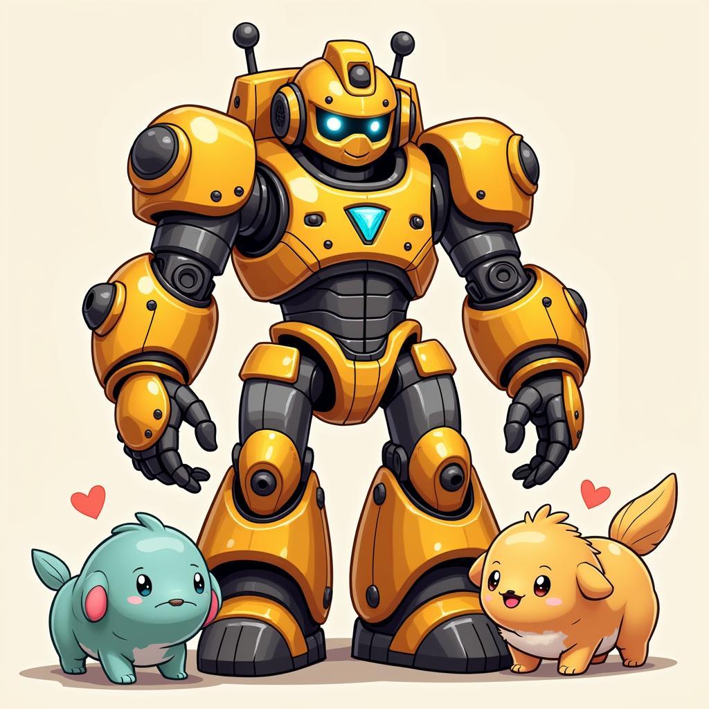 Blitzcrank and Poros in-game