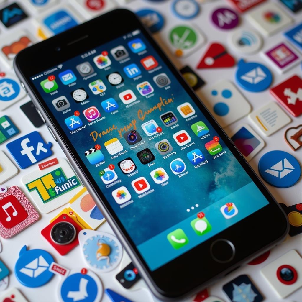 Smartphone Overflowing with Bloatware Apps