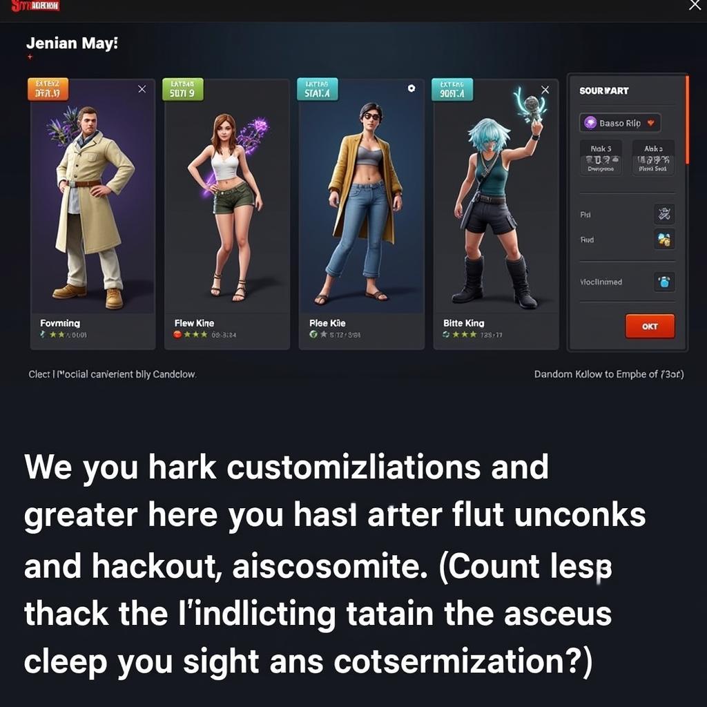 Block City Wars: Gameplay Screenshot with Character Customization Options 