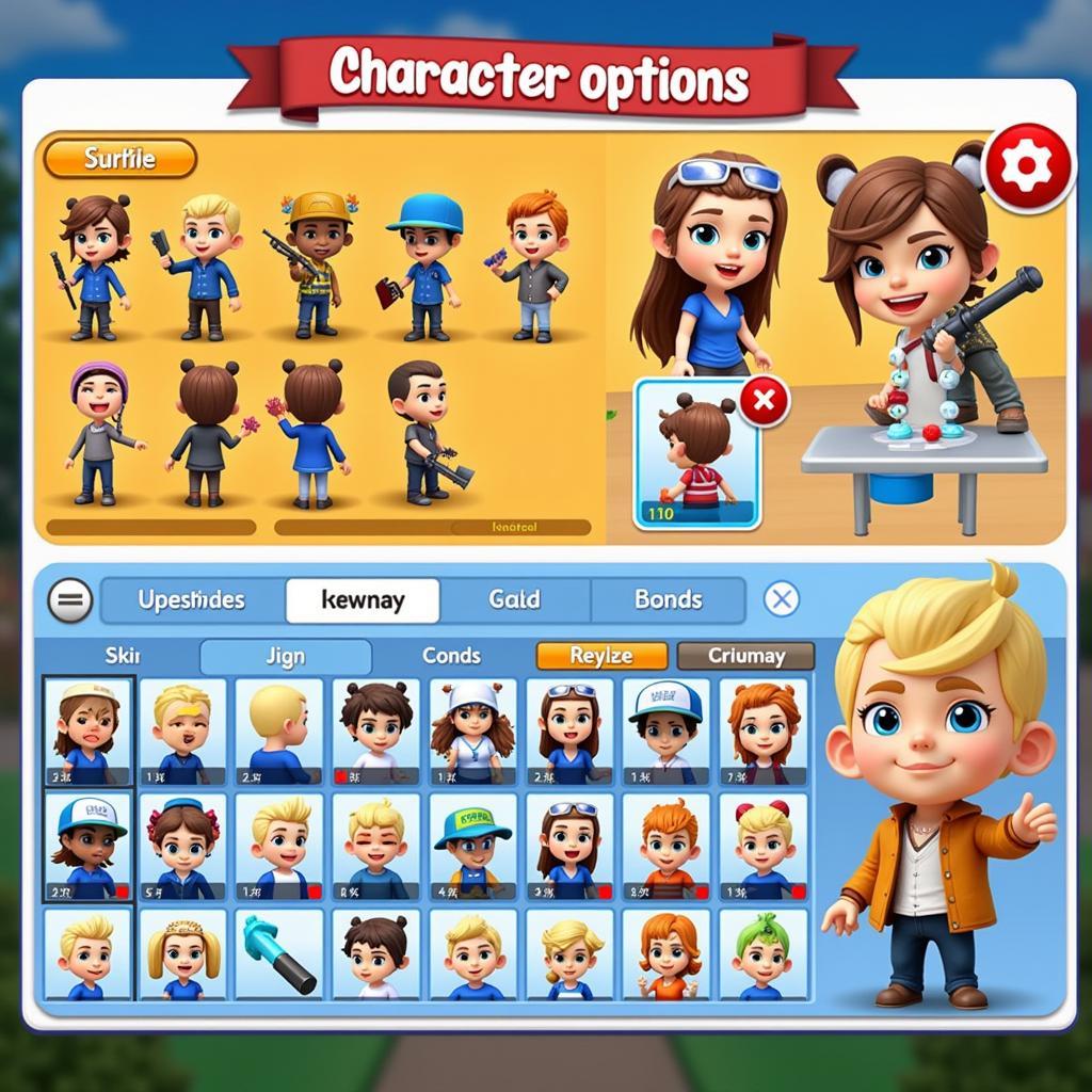 Block City Wars Mod APK Character Customization