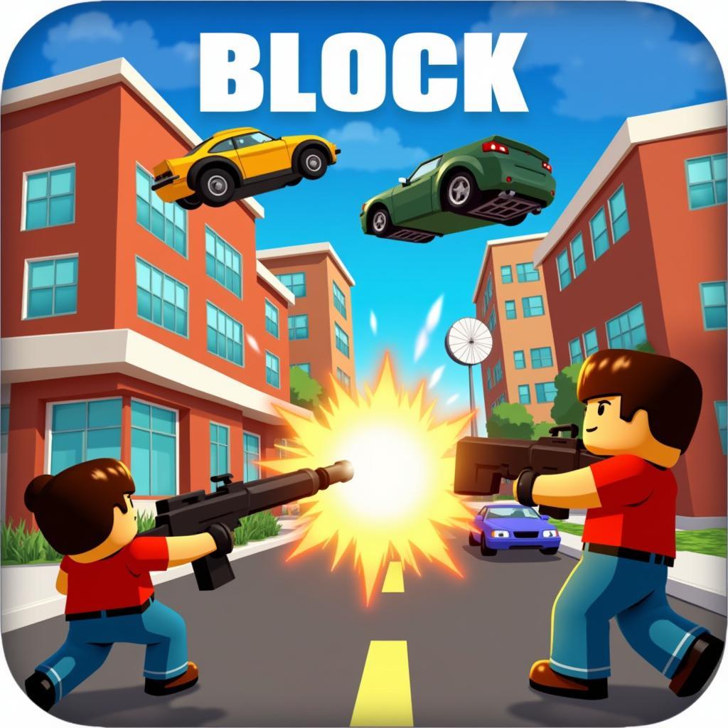 Block City Wars Mod APK Gameplay