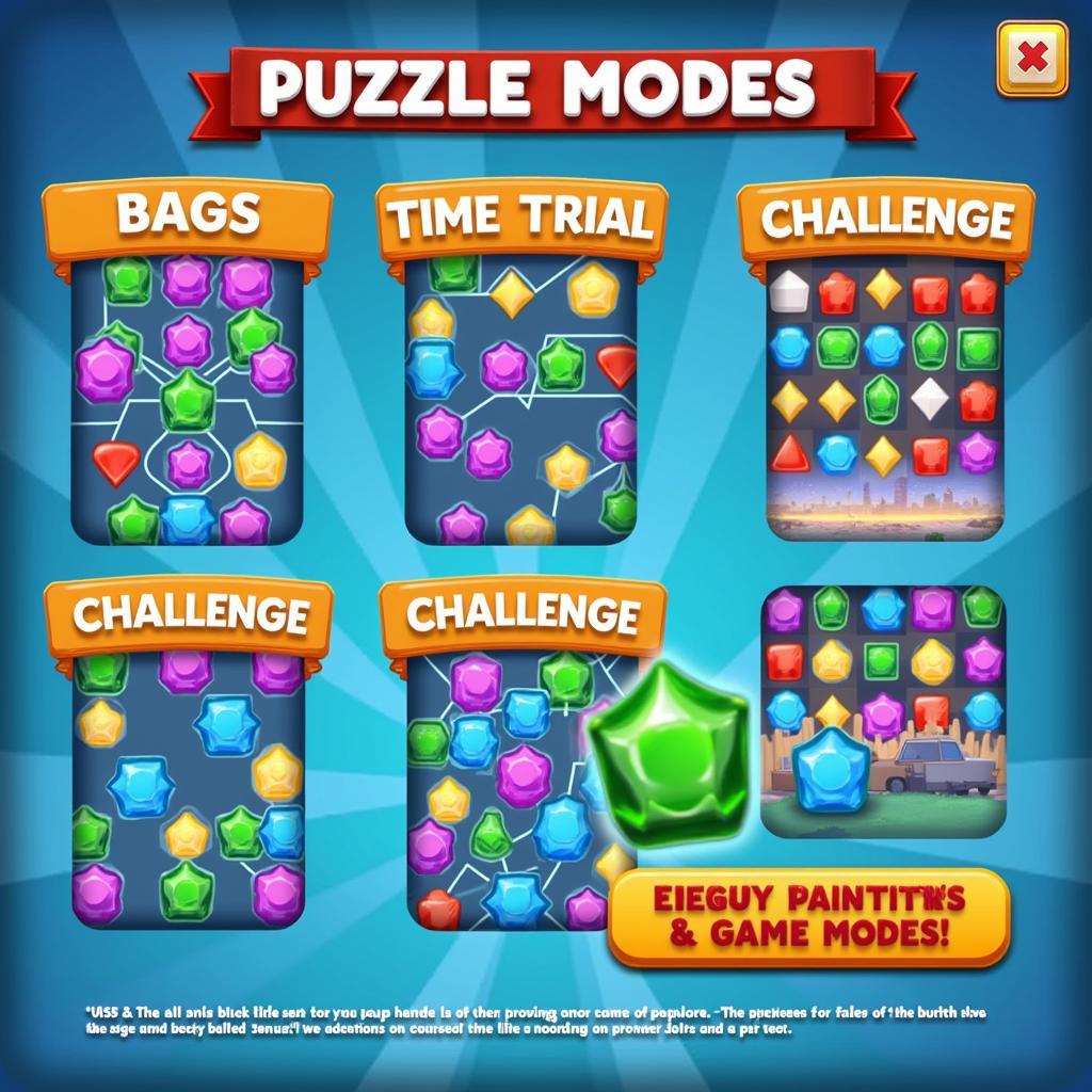 Block Puzzle Jewel Game Modes