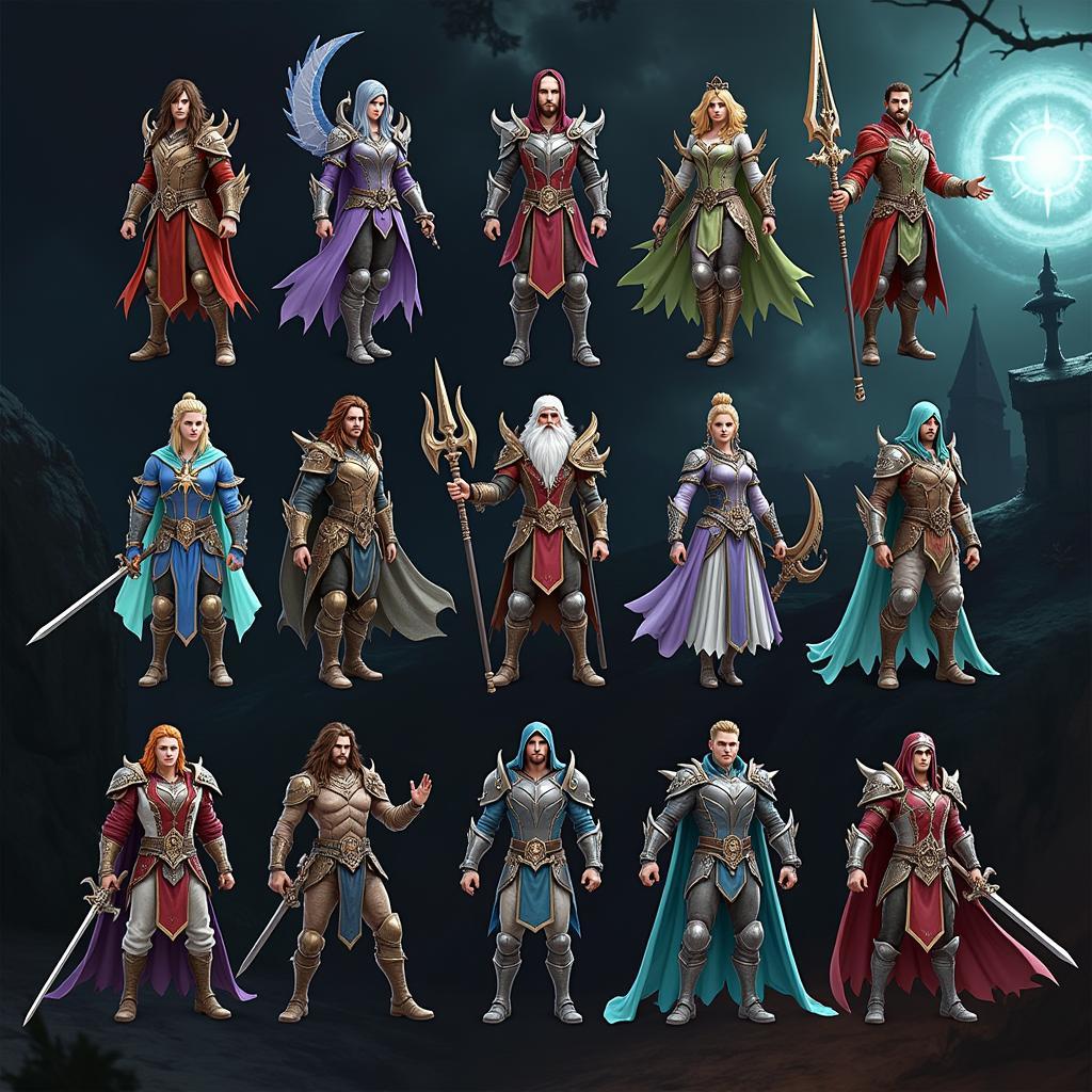 Blood Souls Arena Character Selection