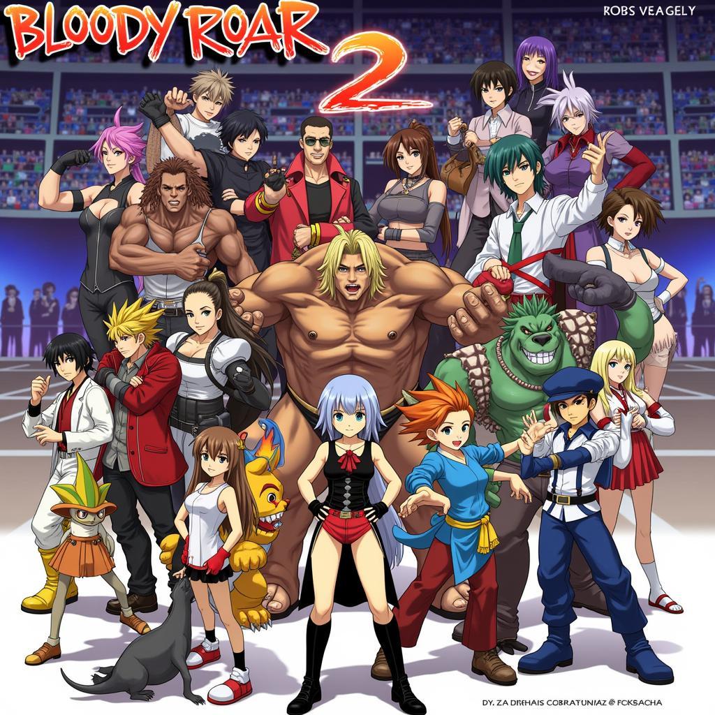 Bloody Roar 2 Android APK Character Roster