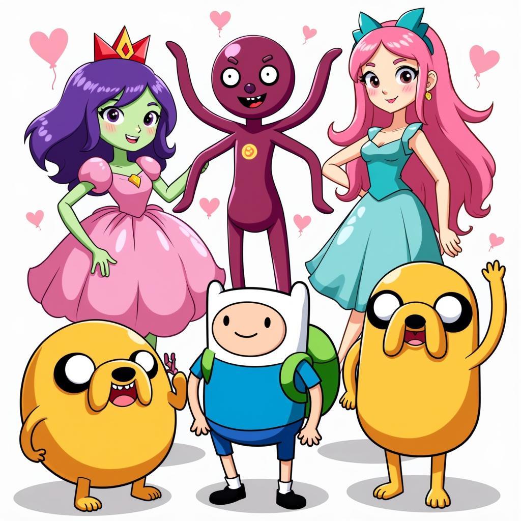 Bloons Adventure Time characters lineup