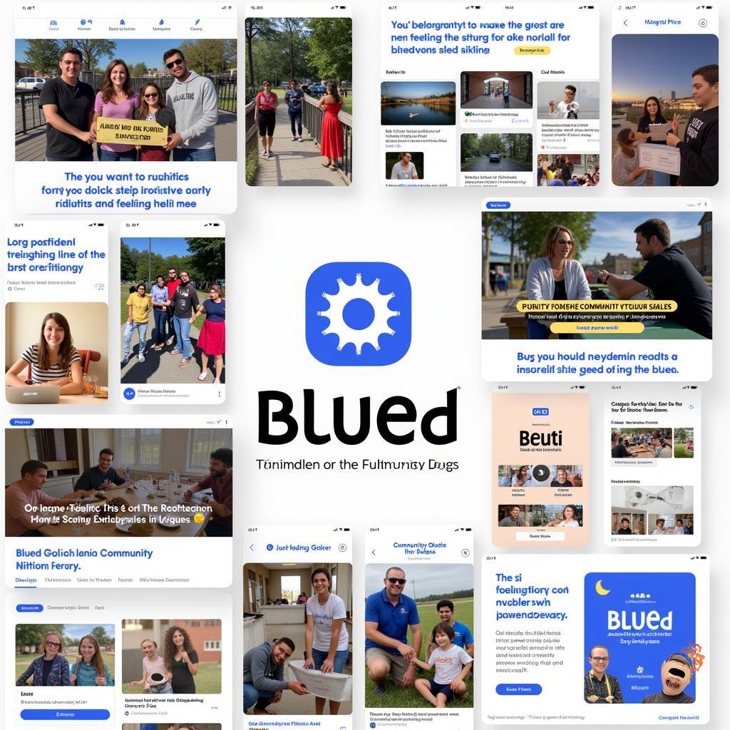 Blued app community events