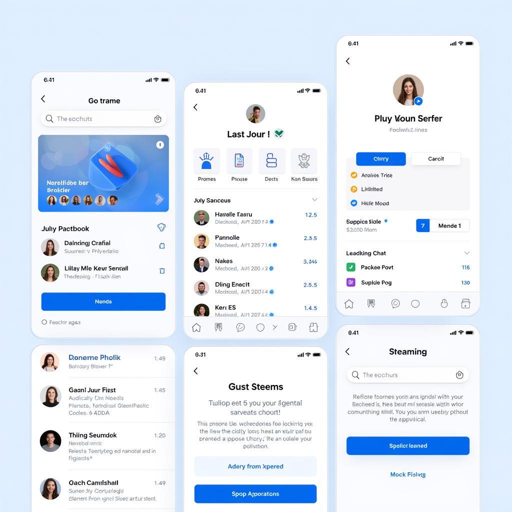 Blued app interface screenshot