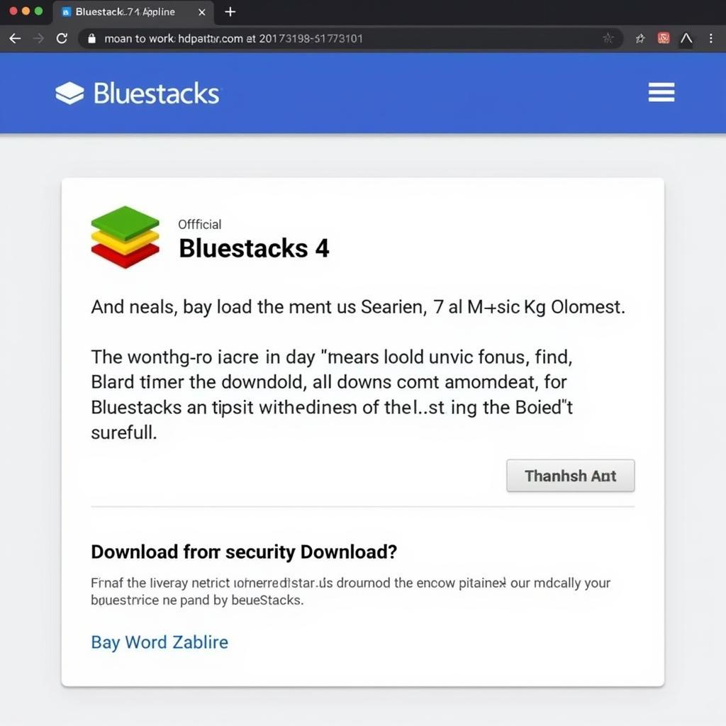 Downloading Bluestacks 4