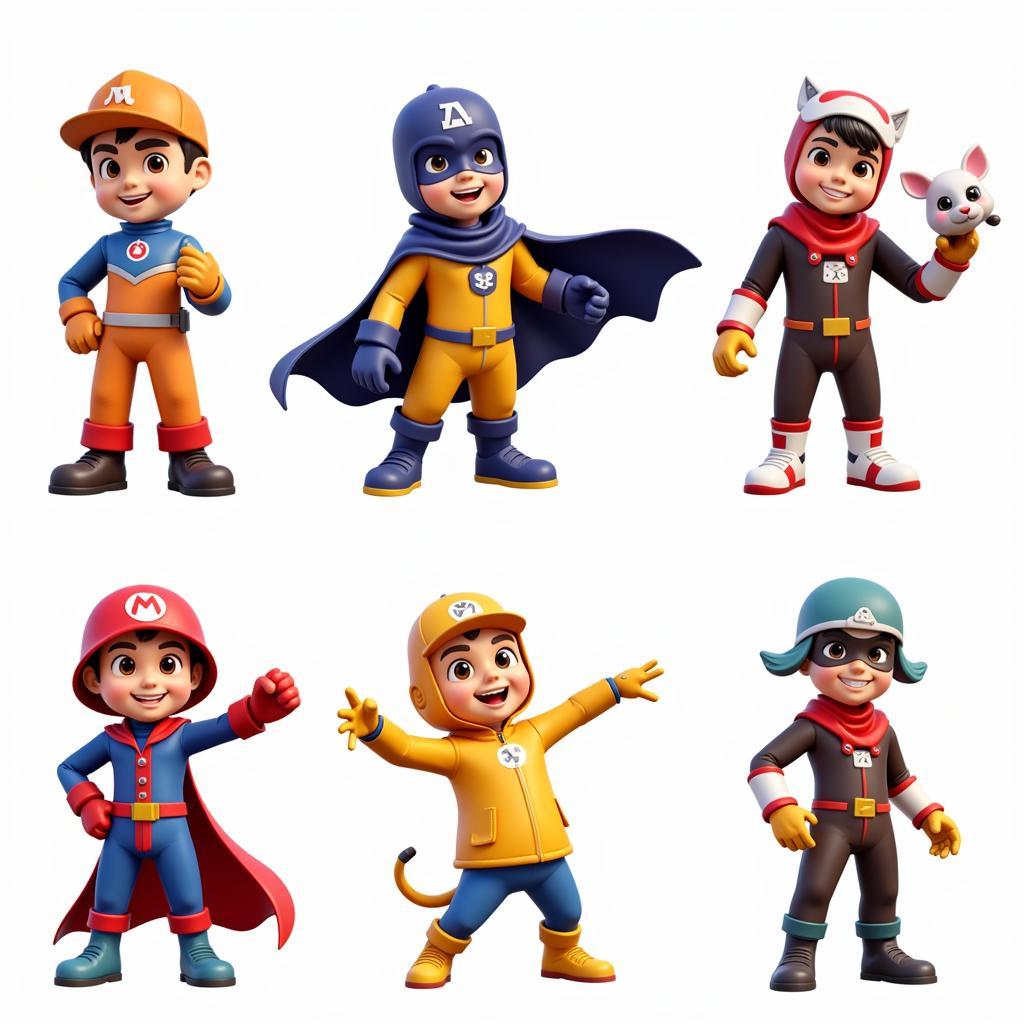 Lineup of Playable Boboiboy Characters