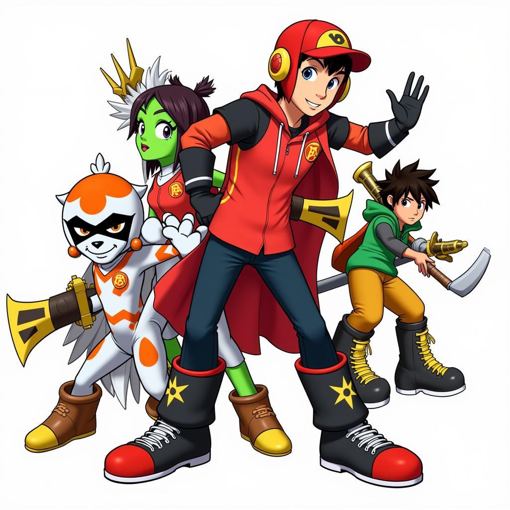 BoBoiBoy Papa Zola Game Characters