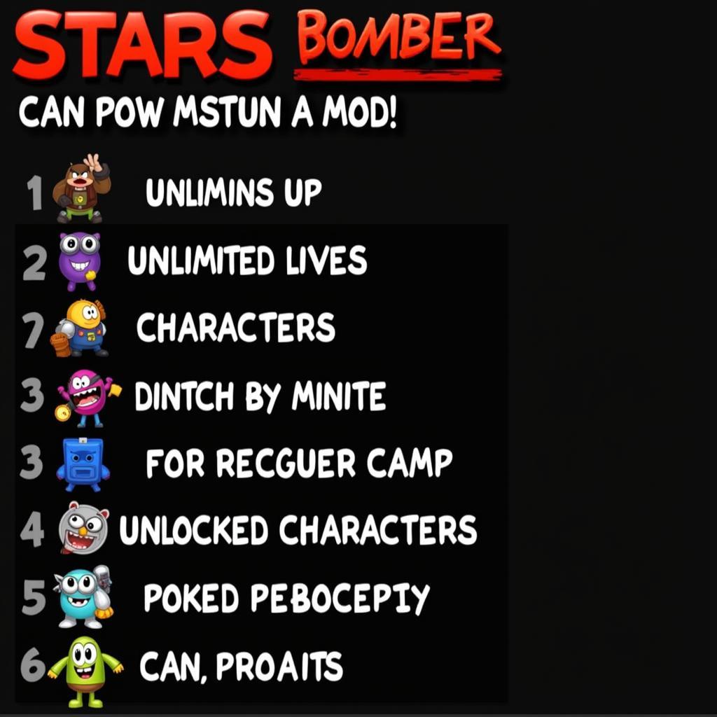 Bomber Game Mod Menu