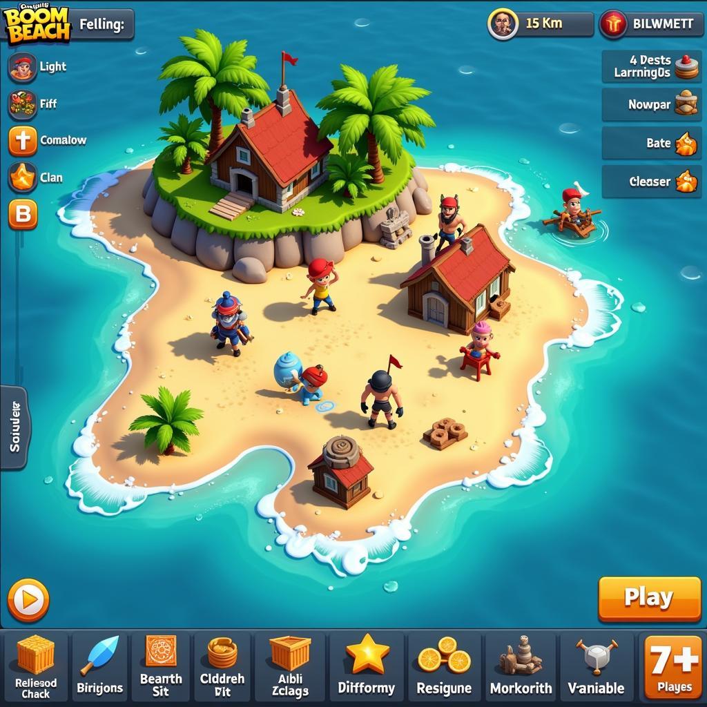 Boom Beach Gameplay Screenshot