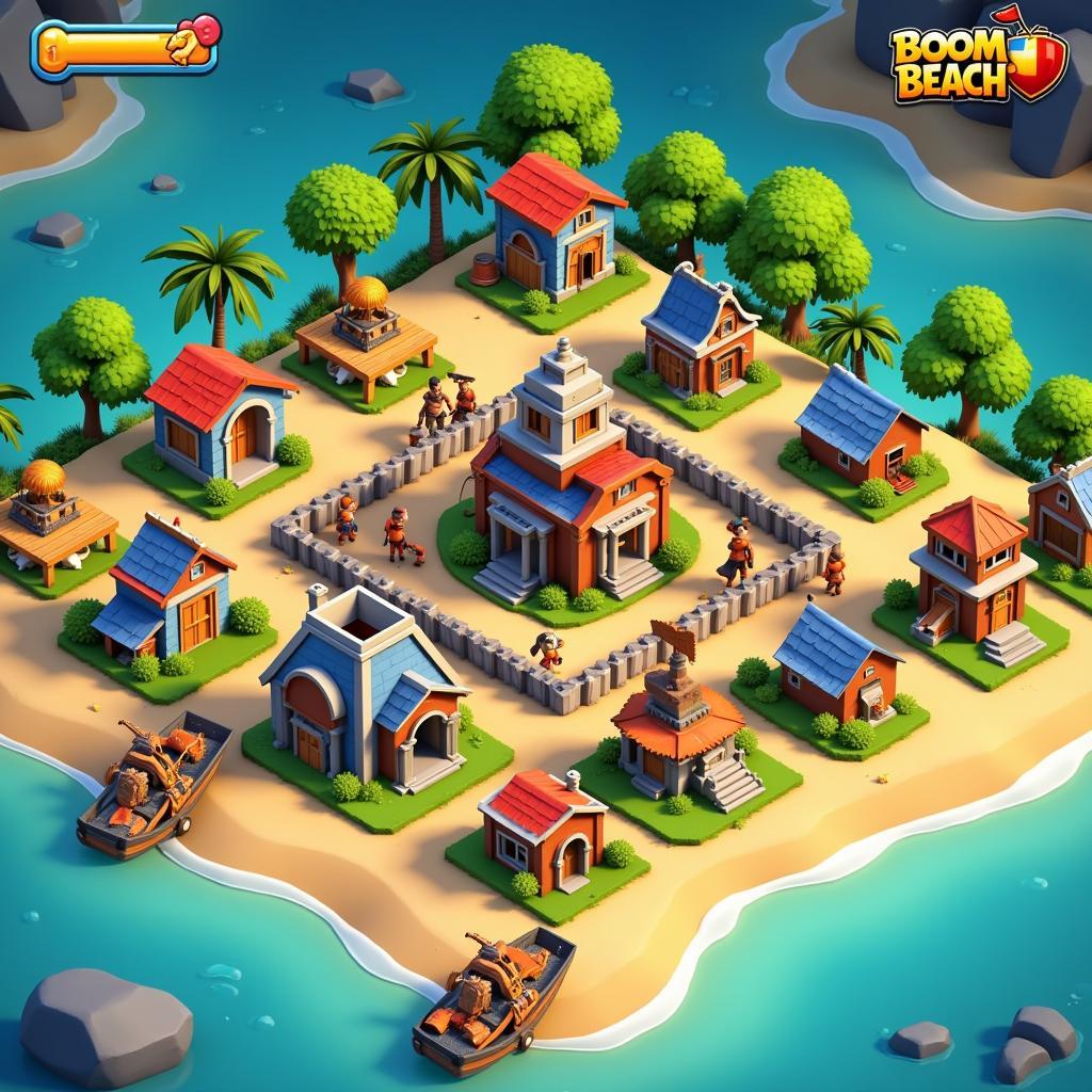 Boom Beach Mod APK Gameplay Screenshot