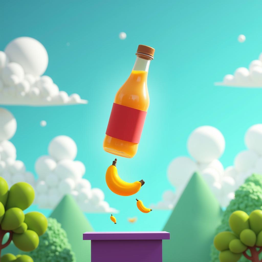 Bottle Flip 3D gameplay screenshot