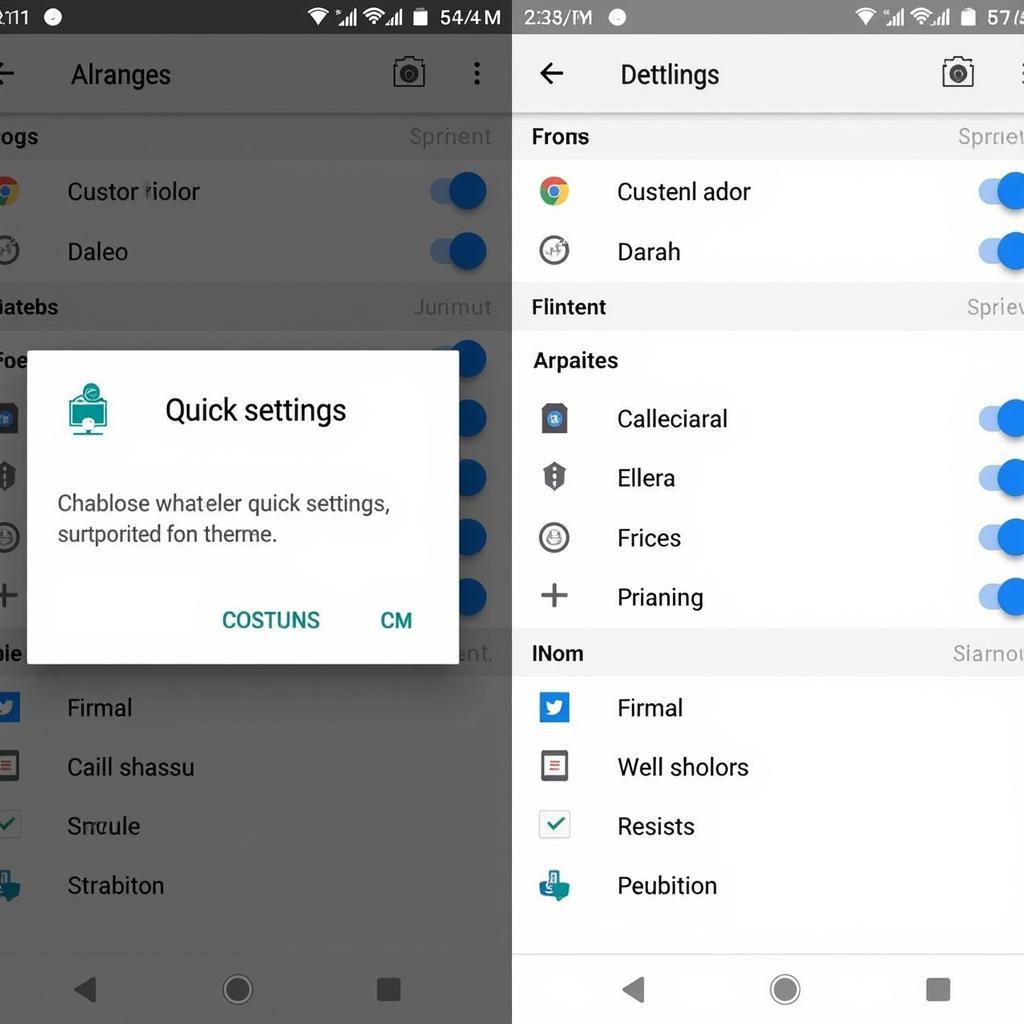 Customizing Quick Settings