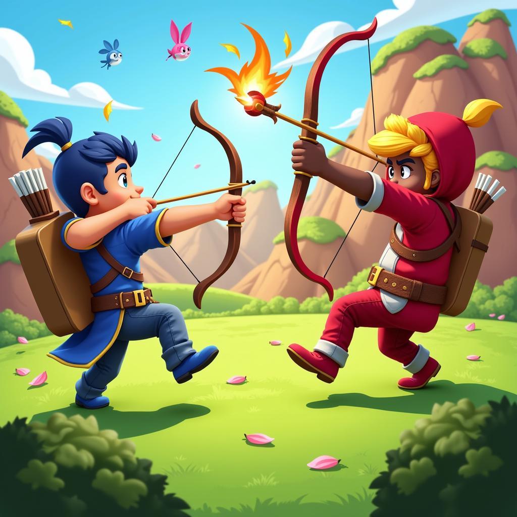 Bowmaster Mod APK Gameplay Screenshot