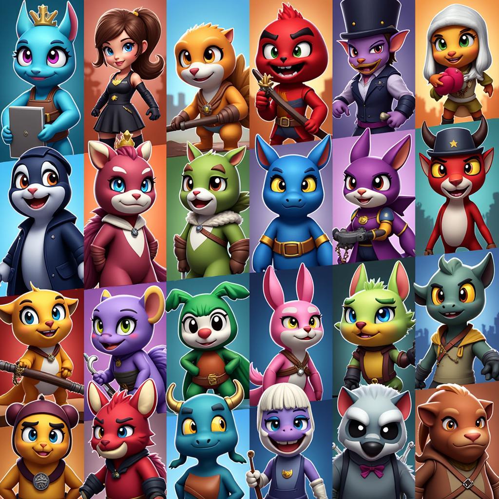 Bowmasters Mod Apk Unlocked Characters